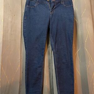 Old Navy Super Skinny Ankle Mid-Rise Dark Blue Jeans